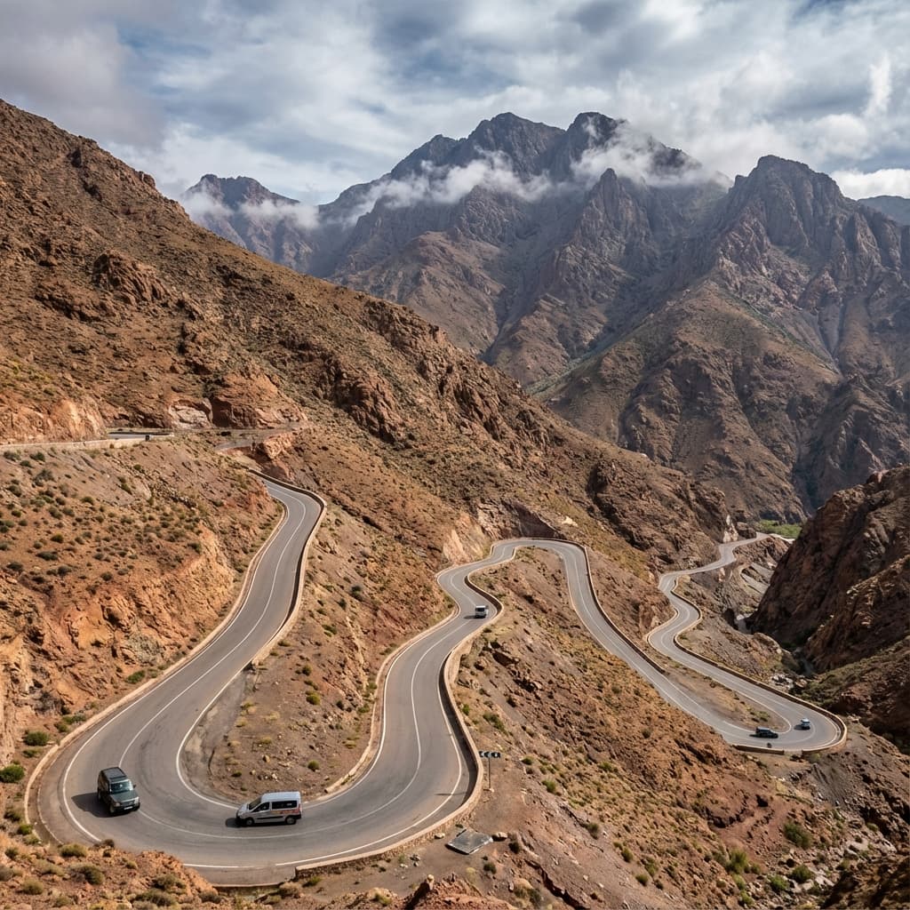 Driver waiting at Marrakech Airport