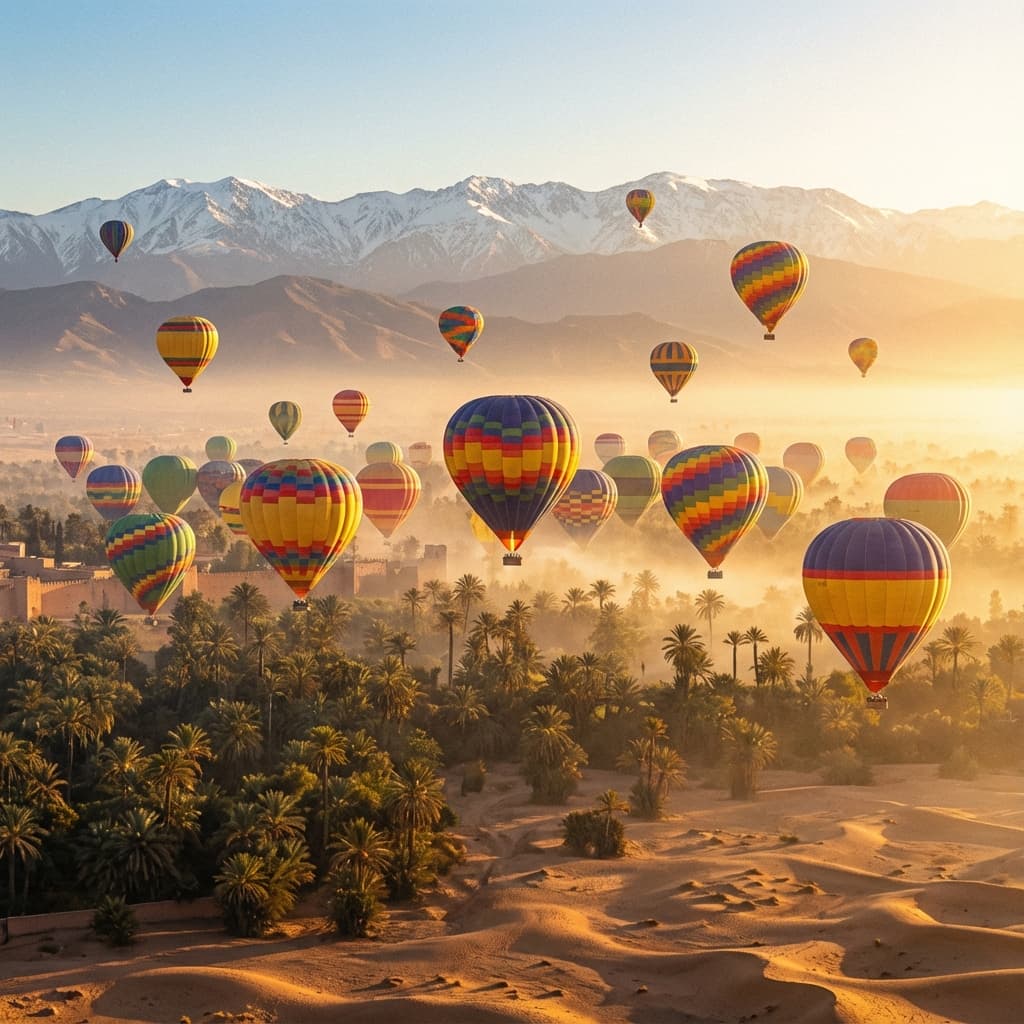 Sunrise Hot Air Balloon Flight - Tour in Morocco